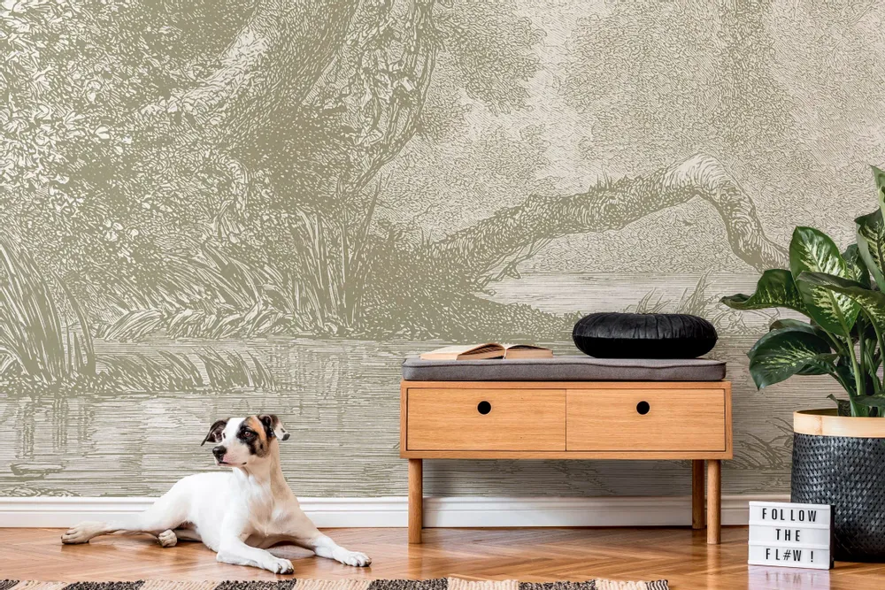 Tapisseries - Papier peint panoramique Sologne - LE PAPIERS DE NINON