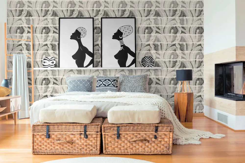 Tapisseries - Papier peint panoramique Mawimbi L - LE PAPIERS DE NINON