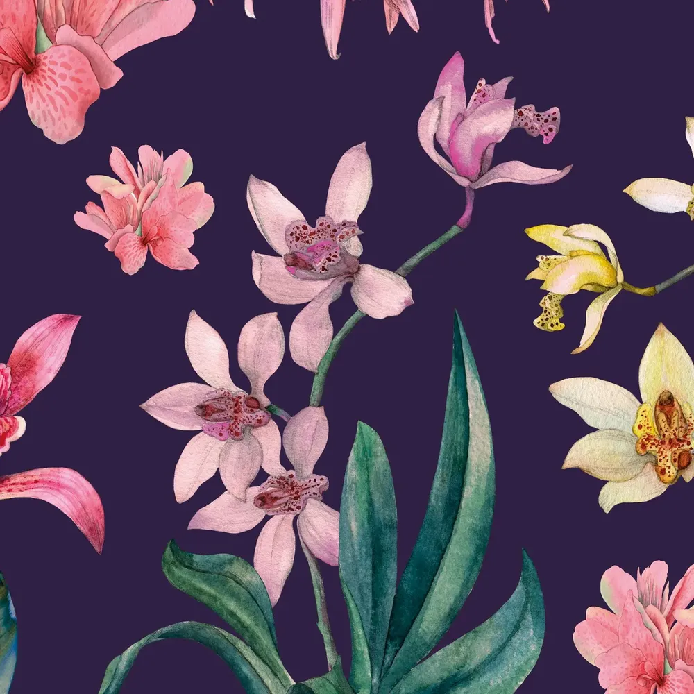 Tapisseries - Papier peint panoramique Denise's flowers - LE PAPIERS DE NINON