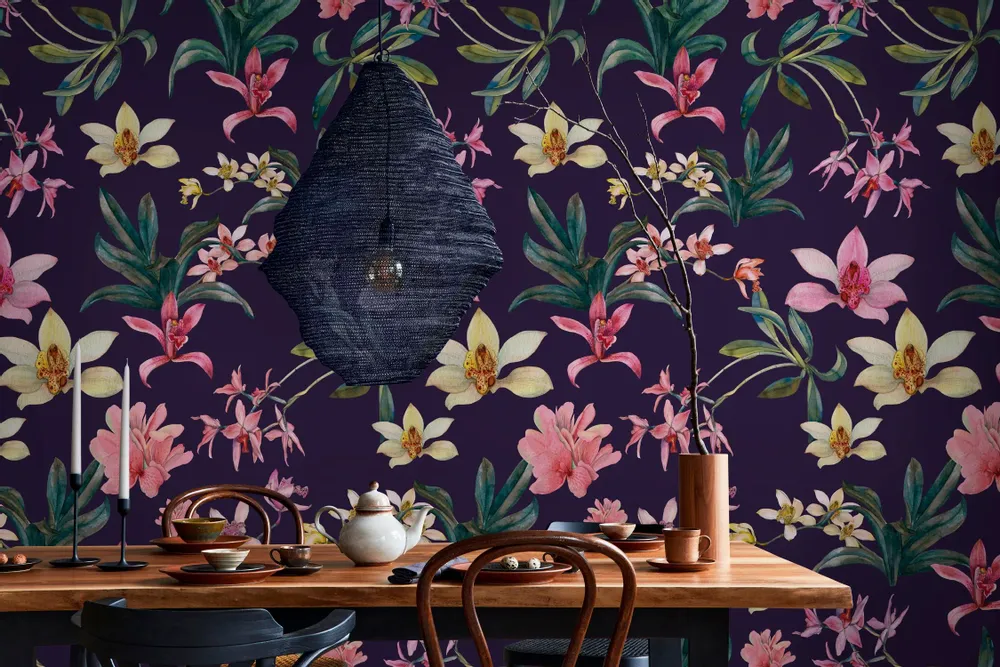 Tapisseries - Papier peint panoramique Denise's flowers - LE PAPIERS DE NINON