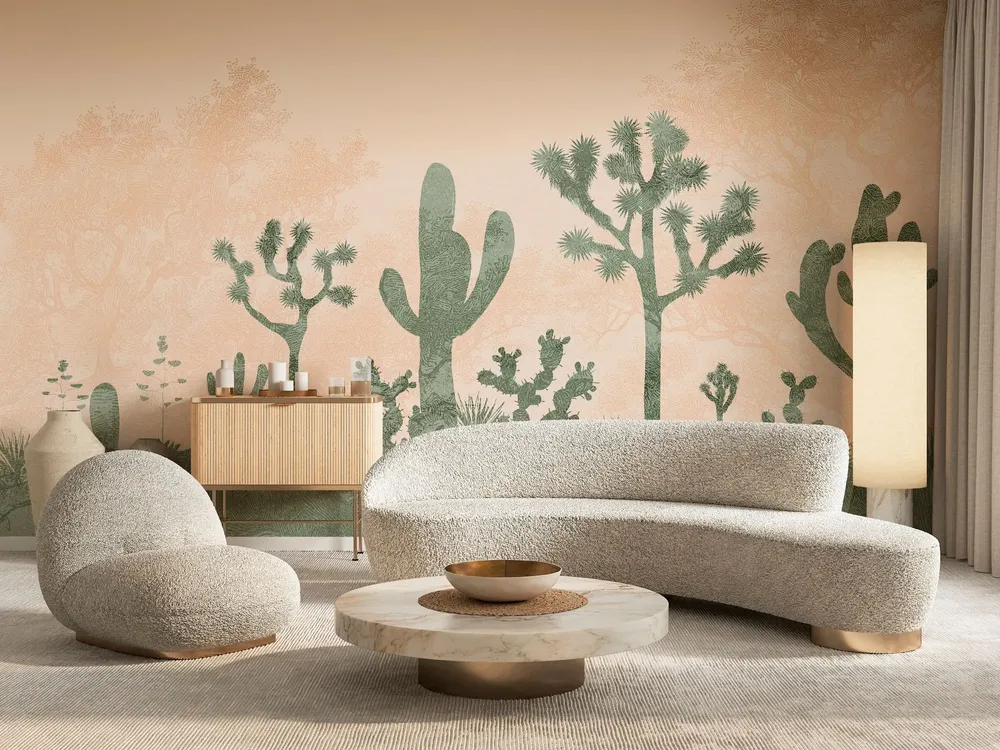 Tapisseries - Papier peint panoramique YUKKA - LE PAPIERS DE NINON