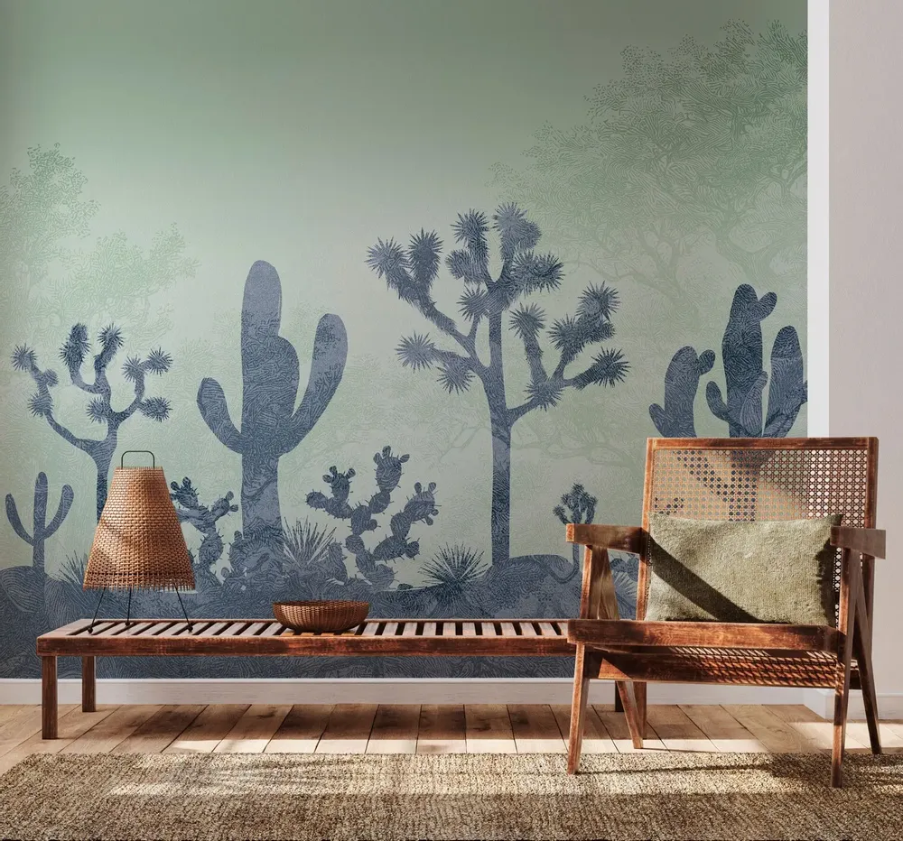 Tapisseries - Papier peint panoramique YUKKA - LE PAPIERS DE NINON