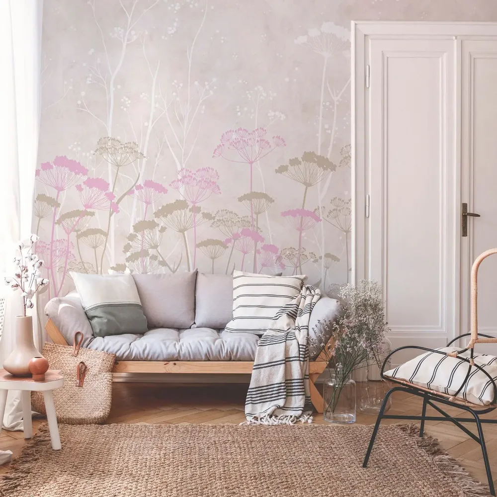 Tapisseries - Papier peint panoramique Ombelles - LE PAPIERS DE NINON