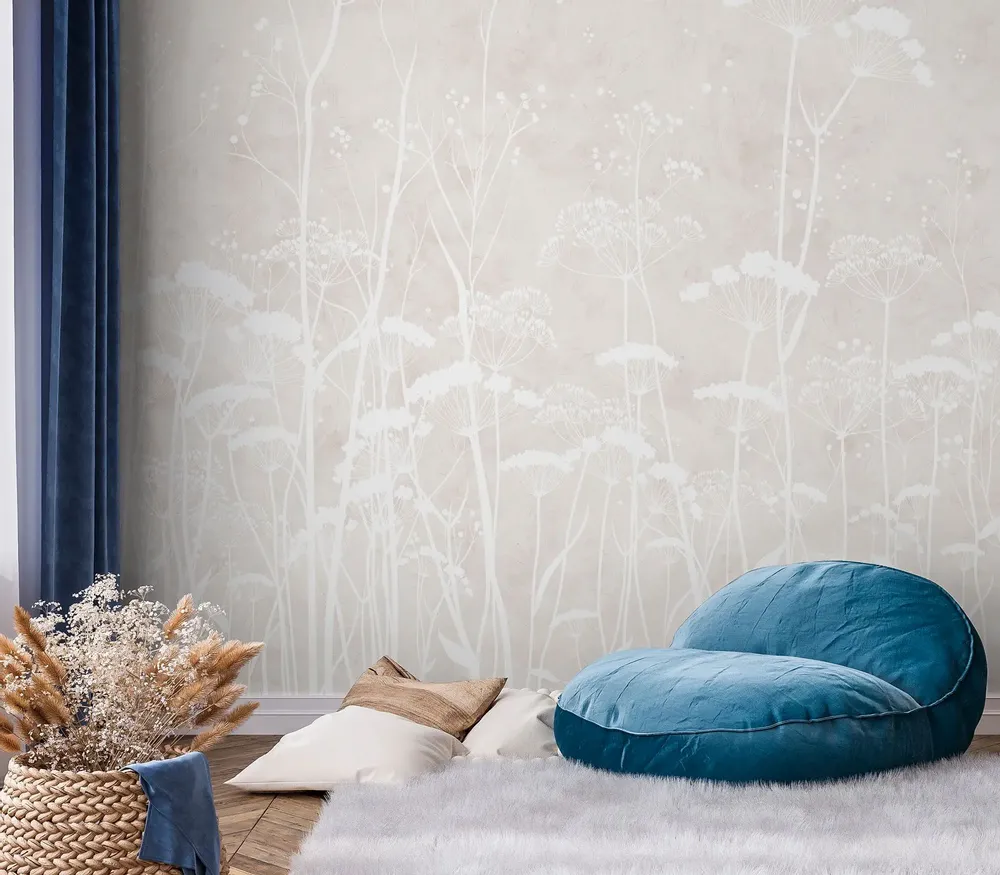 Tapisseries - Papier peint panoramique Ombelles - LE PAPIERS DE NINON