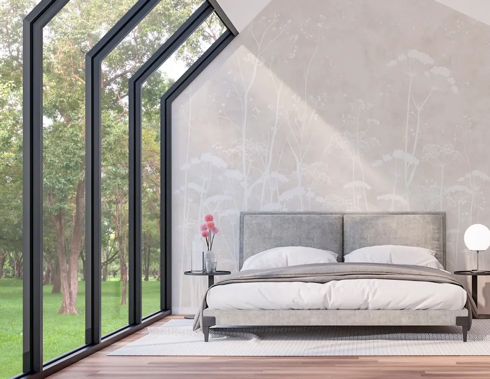 Tapisseries - Papier peint panoramique Ombelles - LE PAPIERS DE NINON