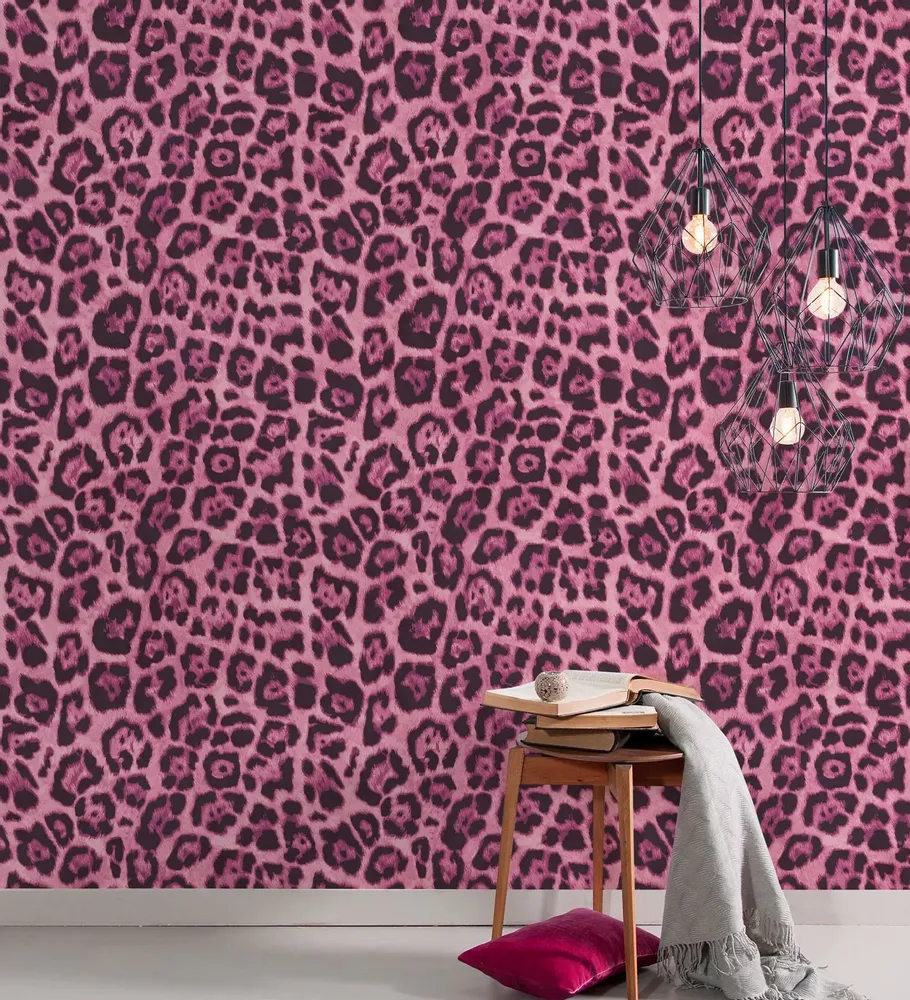 Tapestries - Leopard panoramic wallpaper - LE PAPIERS DE NINON