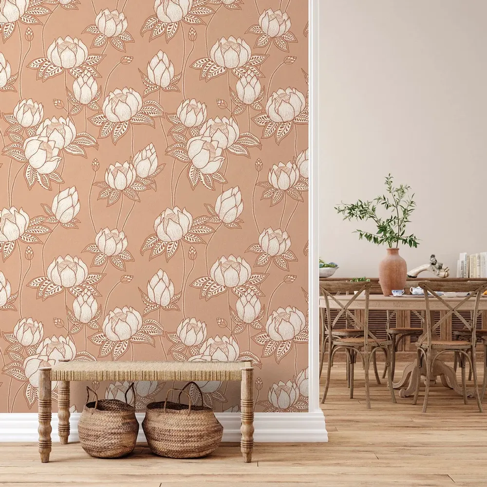 Tapestries - Panoramic wallpaper Protea - LE PAPIERS DE NINON