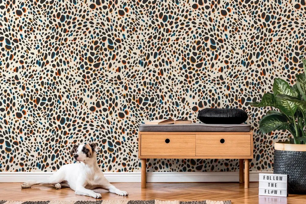 Tapisseries - Papier peint panoramique Guépard - LE PAPIERS DE NINON