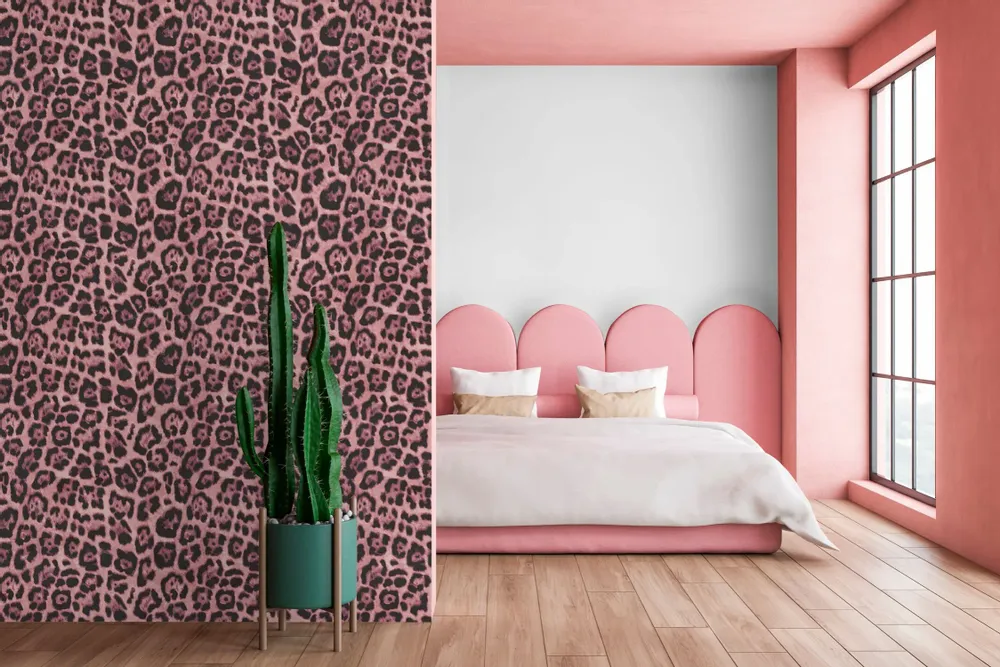 Tapestries - Leopard panoramic wallpaper - LE PAPIERS DE NINON