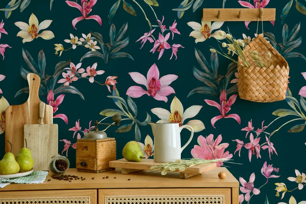 Tapisseries - Papier peint panoramique Denise's flowers - LE PAPIERS DE NINON