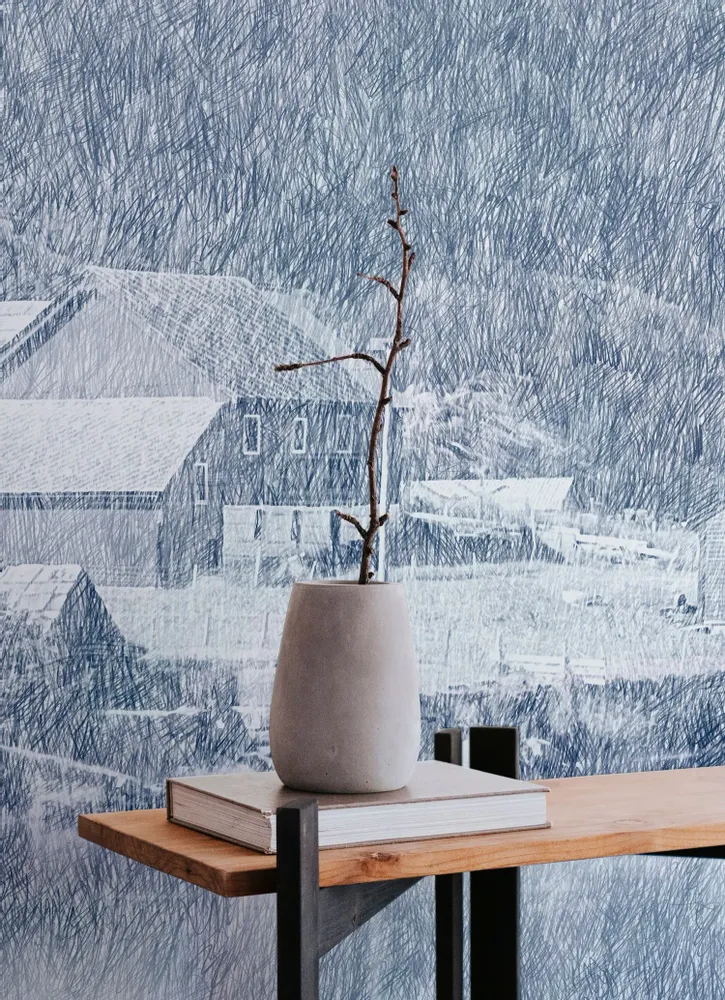 Tapisseries - Papier peint panoramique Norvège marine - LE PAPIERS DE NINON