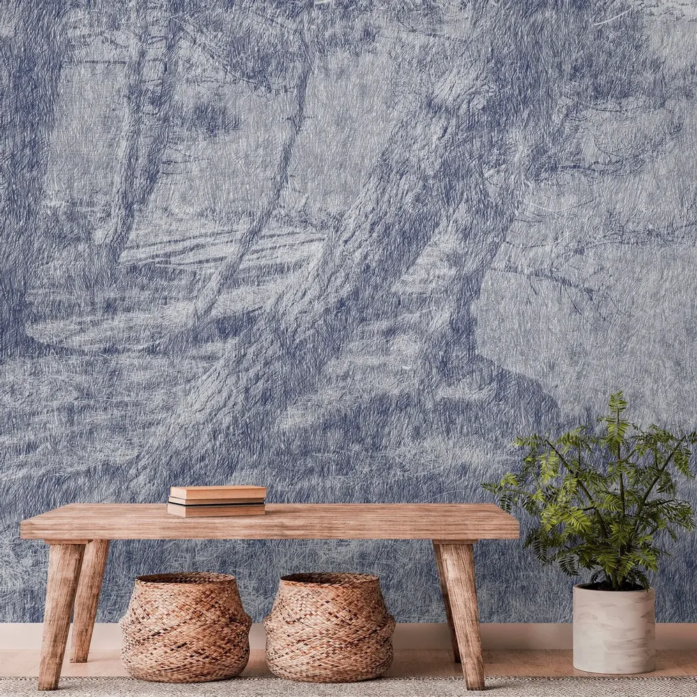 Tapestries - Cassis Marine Panoramic Wallpaper - LE PAPIERS DE NINON