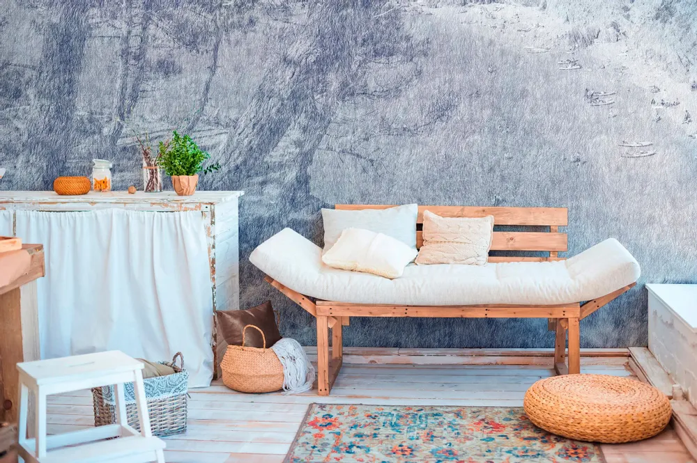 Tapestries - Cassis Marine Panoramic Wallpaper - LE PAPIERS DE NINON