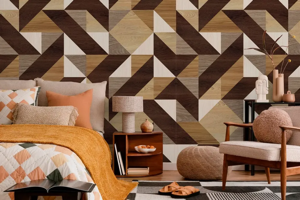 Tapisseries - Papier peint panoramique Essences fragmente?es - LE PAPIERS DE NINON