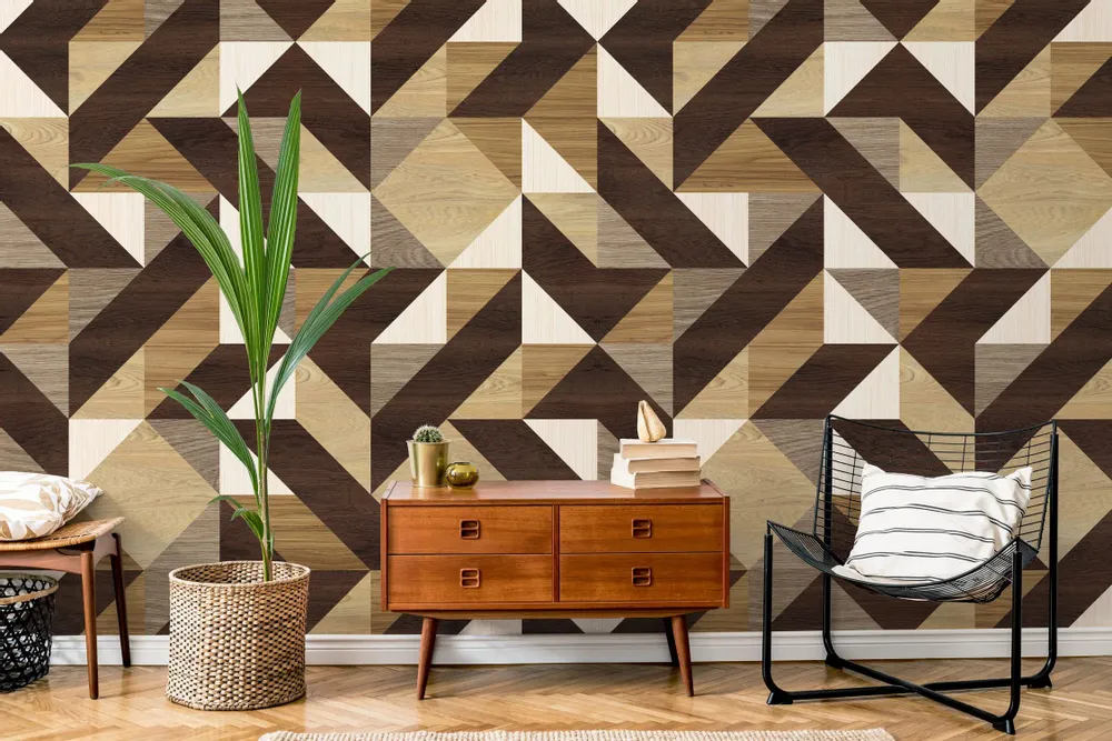 Tapisseries - Papier peint panoramique Essences fragmente?es - LE PAPIERS DE NINON