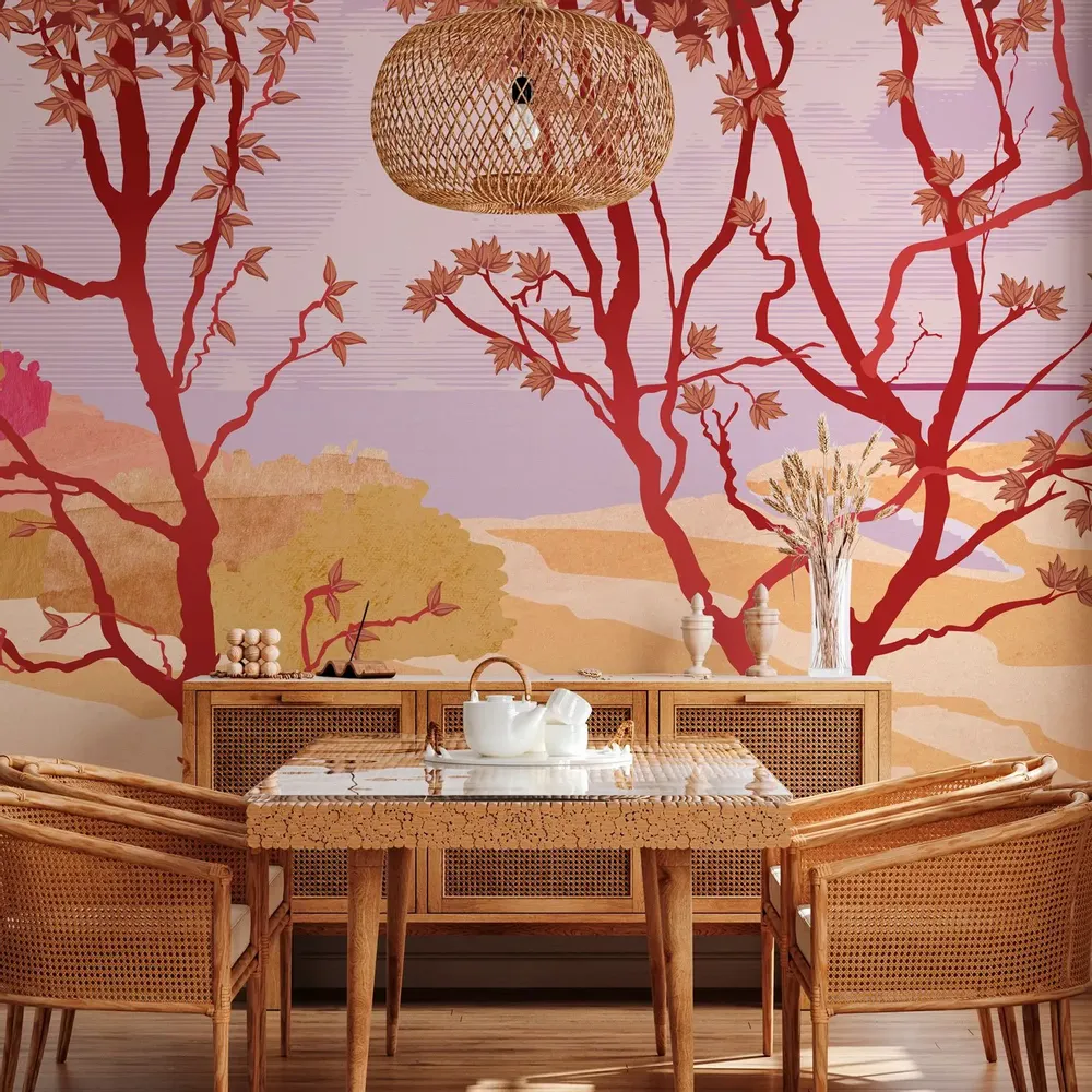 Tapisseries - Papier peint panoramique Rivage ambre? - LE PAPIERS DE NINON