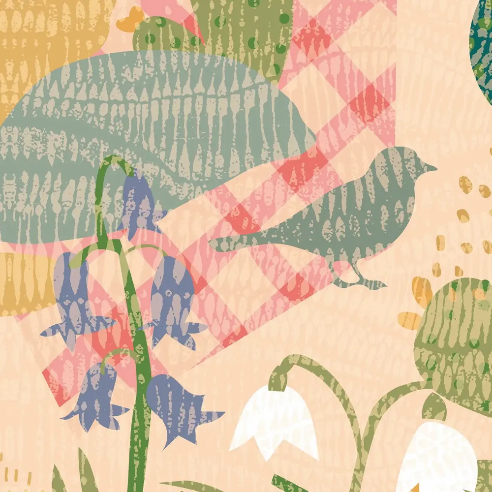 Tapisseries - Papier peint panoramique Charivari de muguets - LE PAPIERS DE NINON