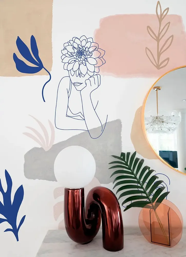 Tapestries - Jade panoramic wallpaper - LE PAPIERS DE NINON