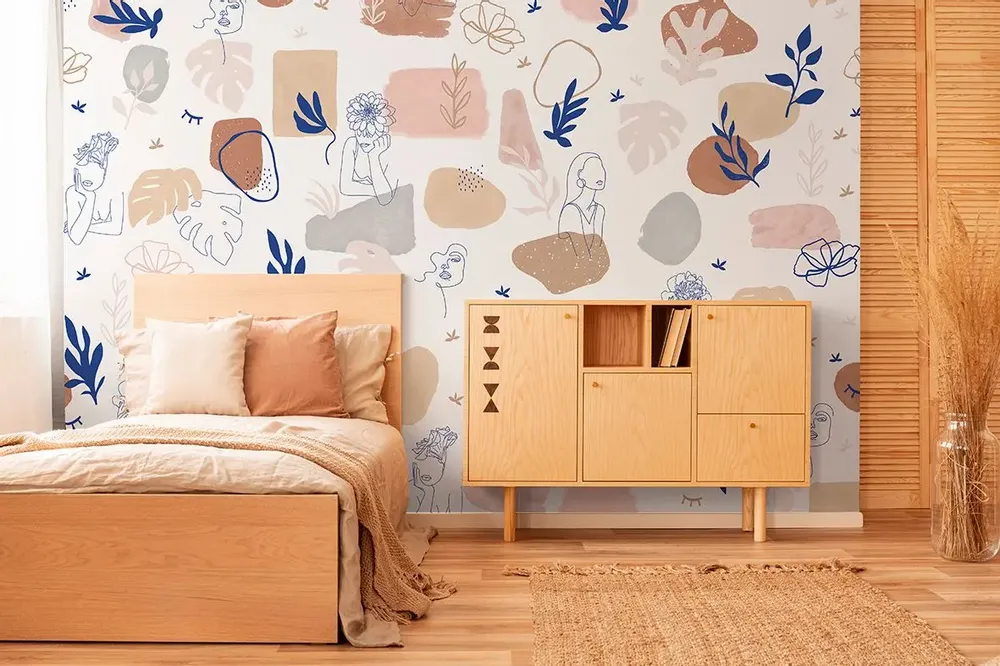 Tapestries - Jade panoramic wallpaper - LE PAPIERS DE NINON