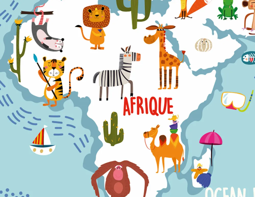 Tapisseries - Papier peint panoramique Wonderful Planet - LE PAPIERS DE NINON