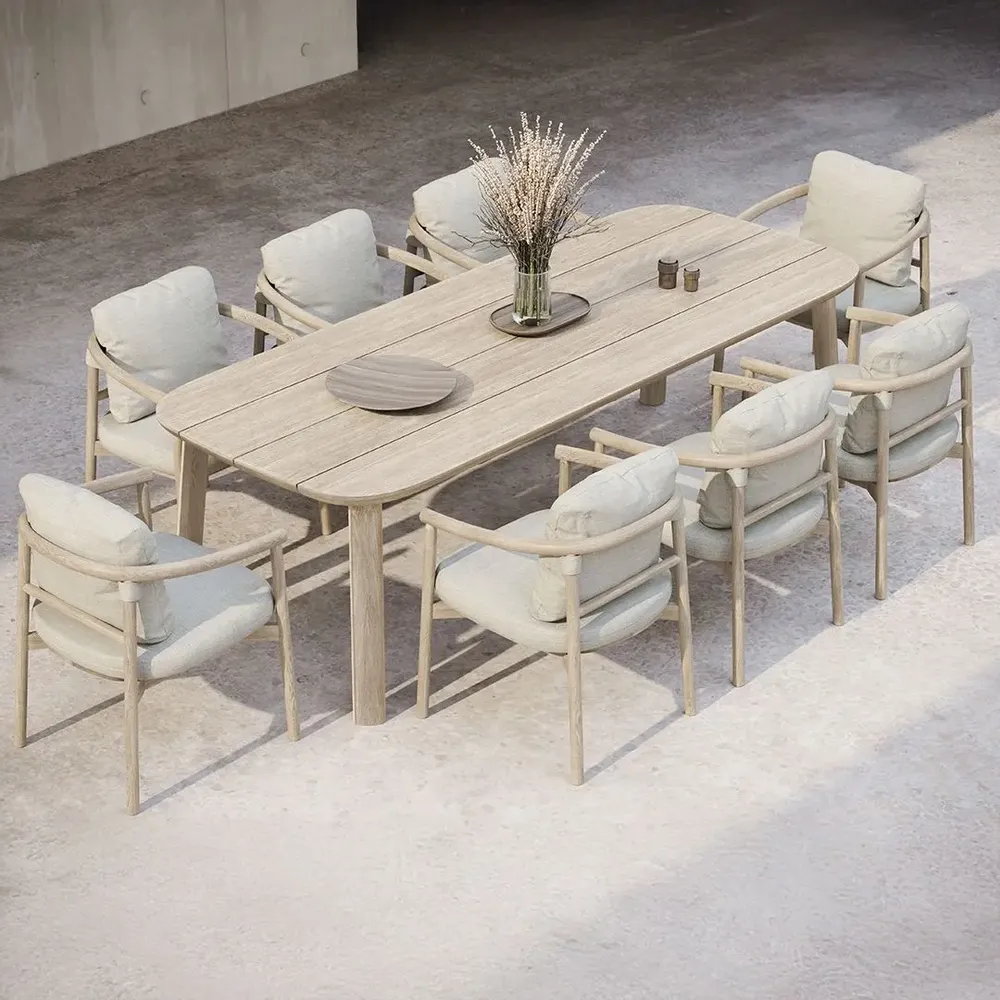 Lawn tables - Lyora Dining Set for 8 - SNOC