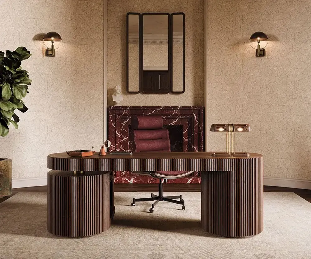 Bureaux - Bureau Gifford fabriqué à la main au Portugal par Wood Tailors Club - WOOD TAILORS CLUB