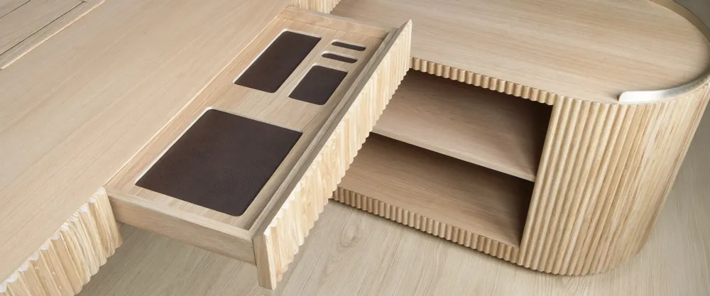 Bureaux - Bureau Gifford fabriqué à la main au Portugal par Wood Tailors Club - WOOD TAILORS CLUB