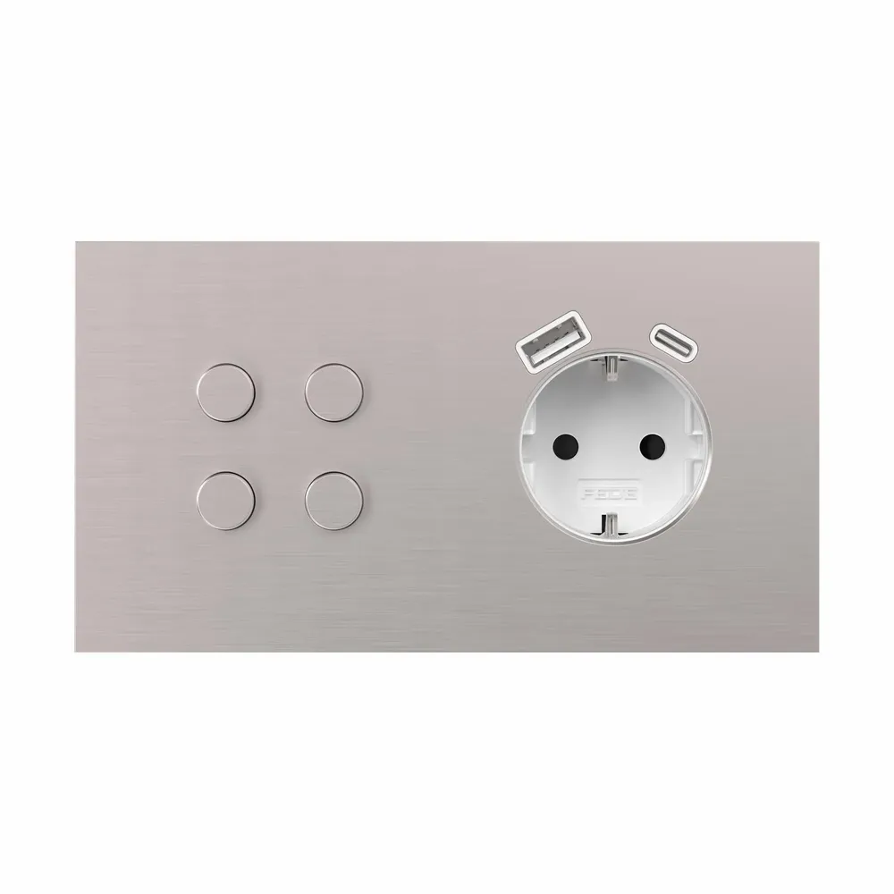 Recessed lighting - LIGHT AND BUTTON | ROUND BUTTON - FEDE