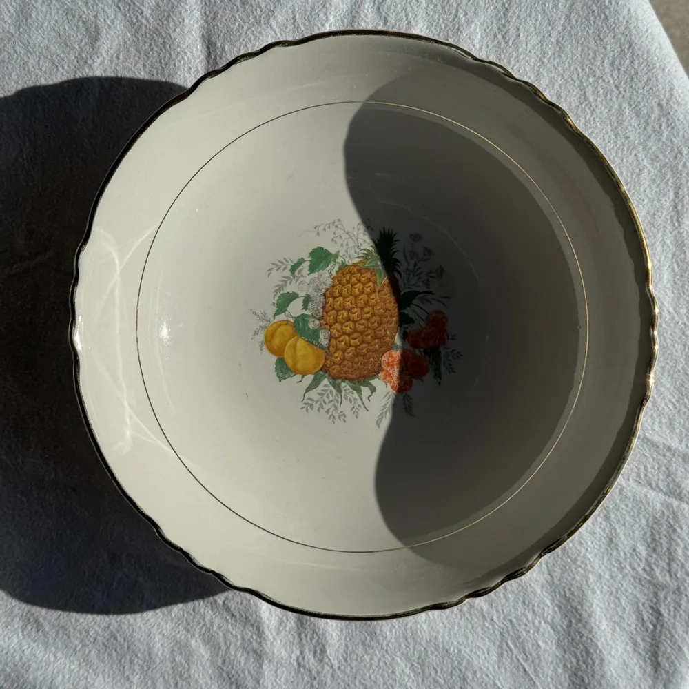 Platter and bowls - Vintage fruit salad service composed of a salad bowl, 7 cups - OFFICE OBJETS
