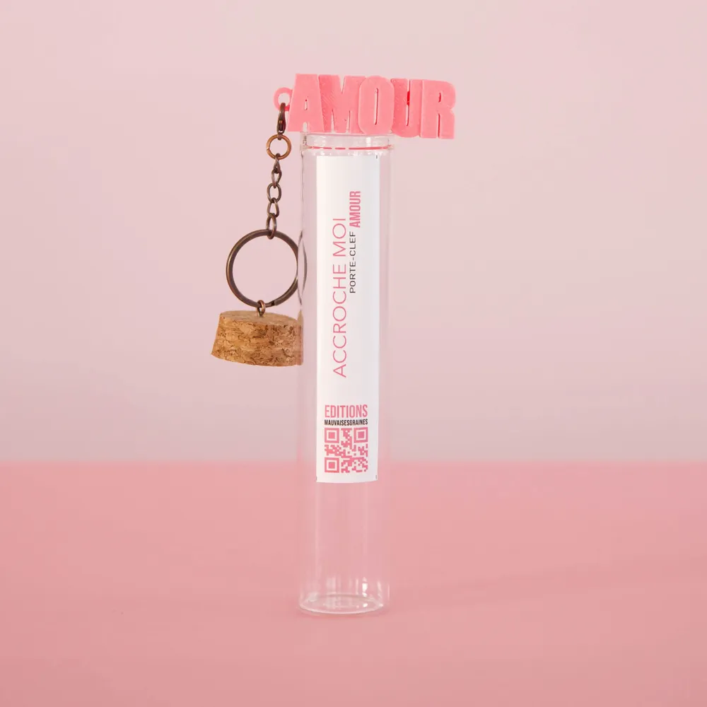 Cadeaux - Porte-clés à message – AMOUR - MAUVAISES GRAINES