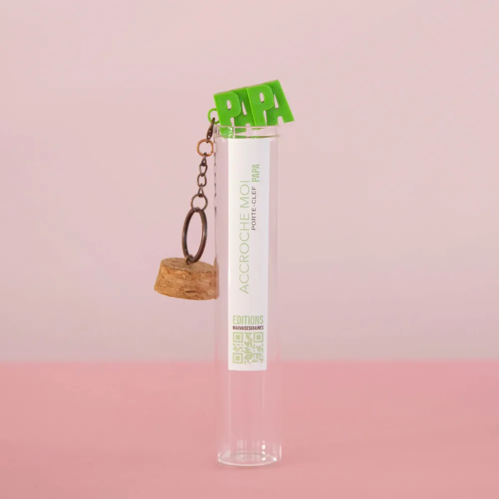 Cadeaux - Porte-clés à message – PAPA - MAUVAISES GRAINES