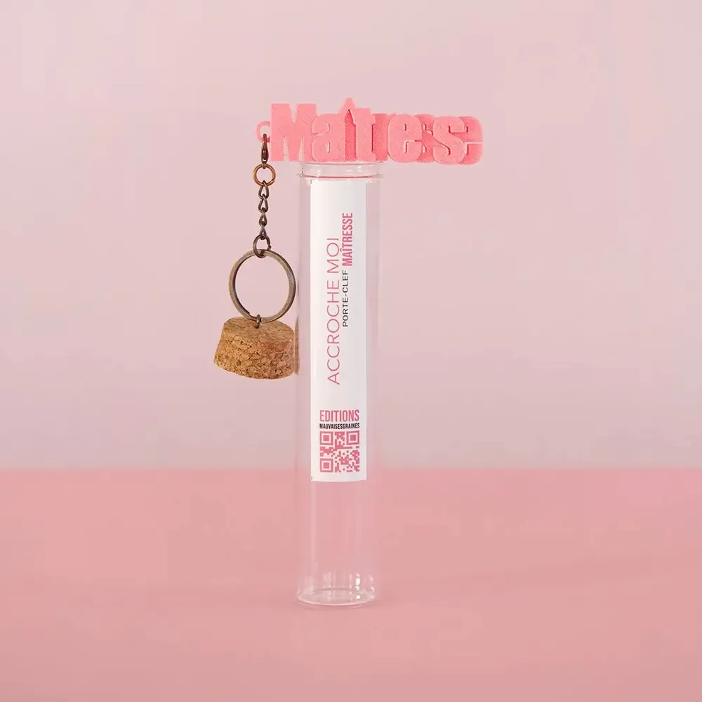 Cadeaux - Porte-clés à message – MAÎTRESSE - MAUVAISES GRAINES