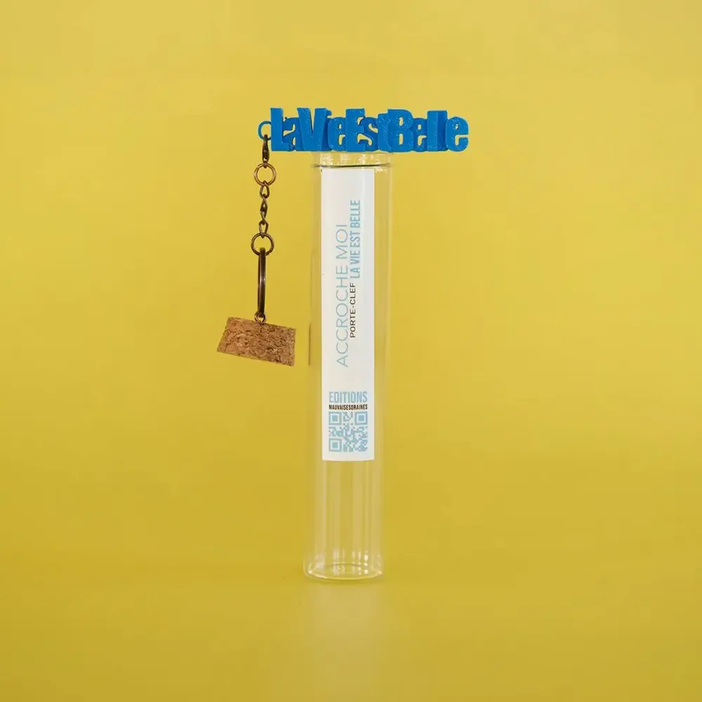 Petite maroquinerie - Porte-clés à message – LA VIE EST BELLE - MAUVAISES GRAINES