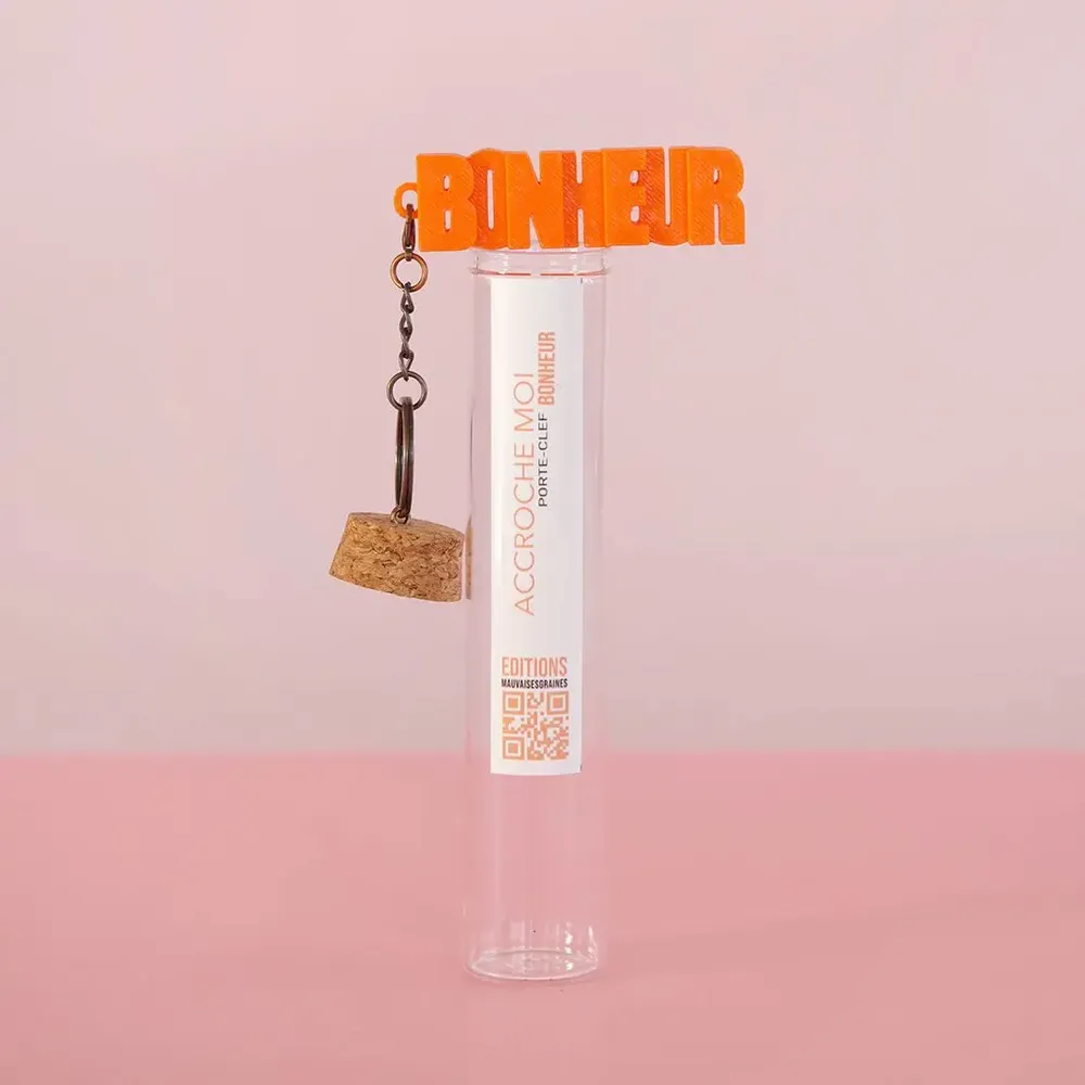 Petite maroquinerie - Porte-clés à message – BONHEUR - MAUVAISES GRAINES