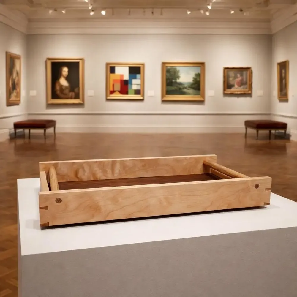 Storage boxes - Collectibe Handmade Tray - MOCHA - GIUSEPPE DEEPAK BENTI