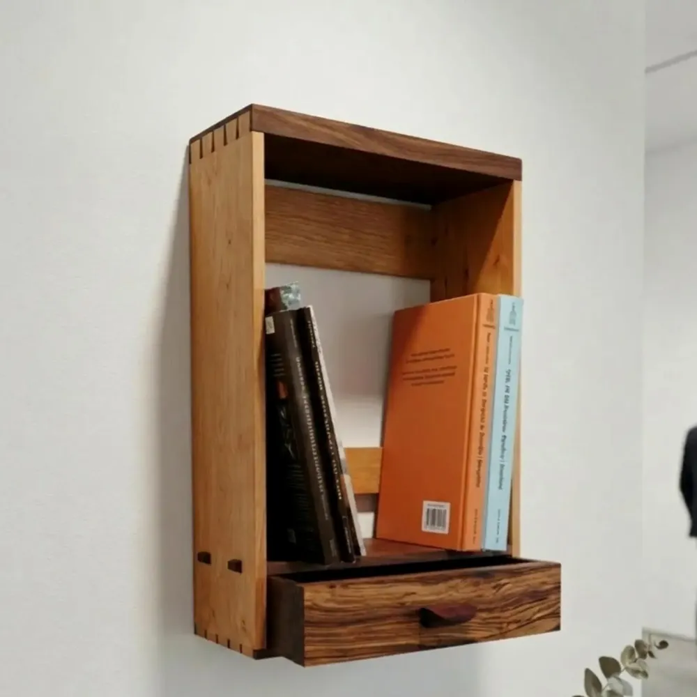 Bookshelves - Collectibe Dovetailed Bookcase - JOURNEY - GIUSEPPE DEEPAK BENTI
