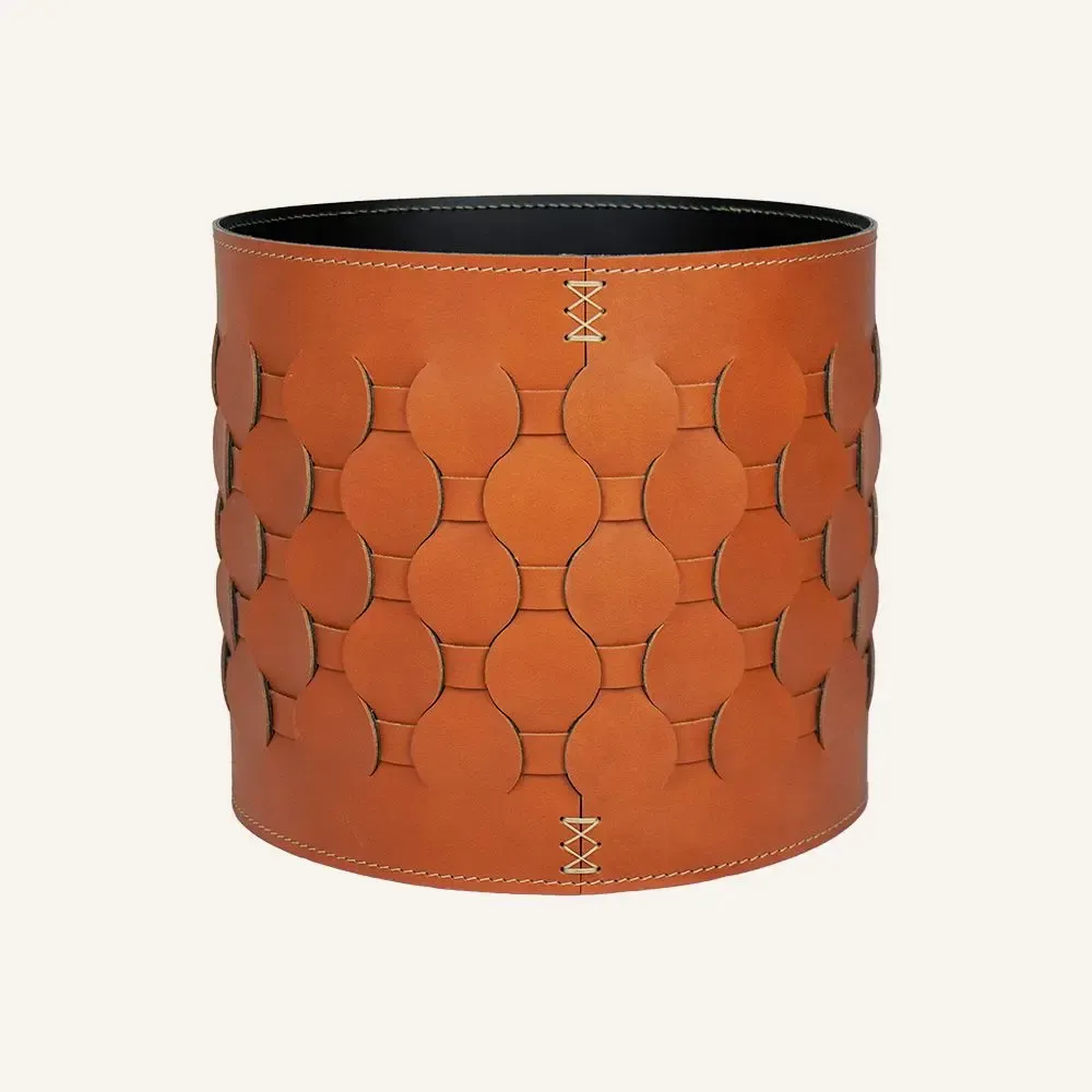 Petite maroquinerie - Jardinière THANASIS en cuir régénéré tissé - petit - LIMAC DESIGN