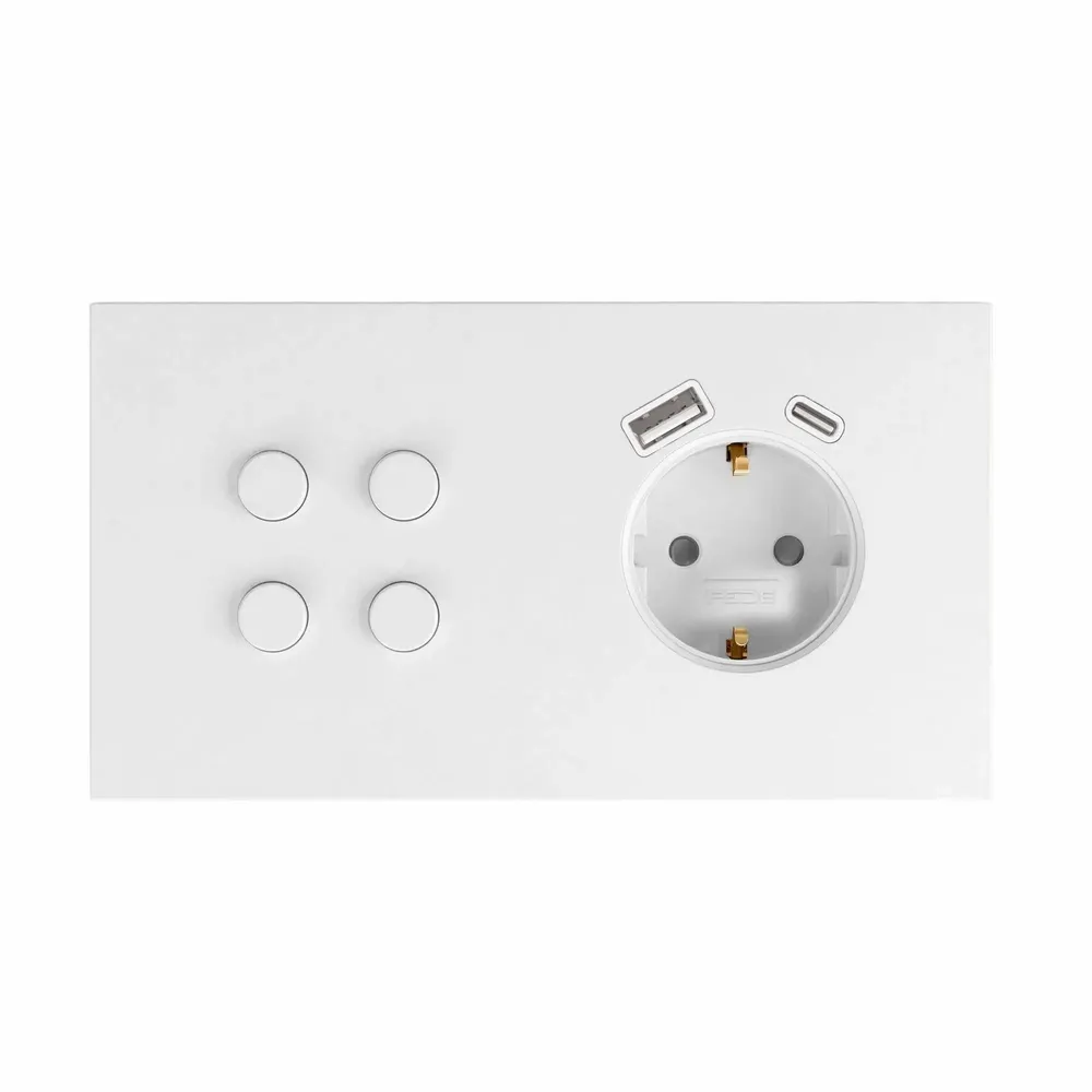 Recessed lighting - LIGHT AND BUTTON | ROUND BUTTON - FEDE