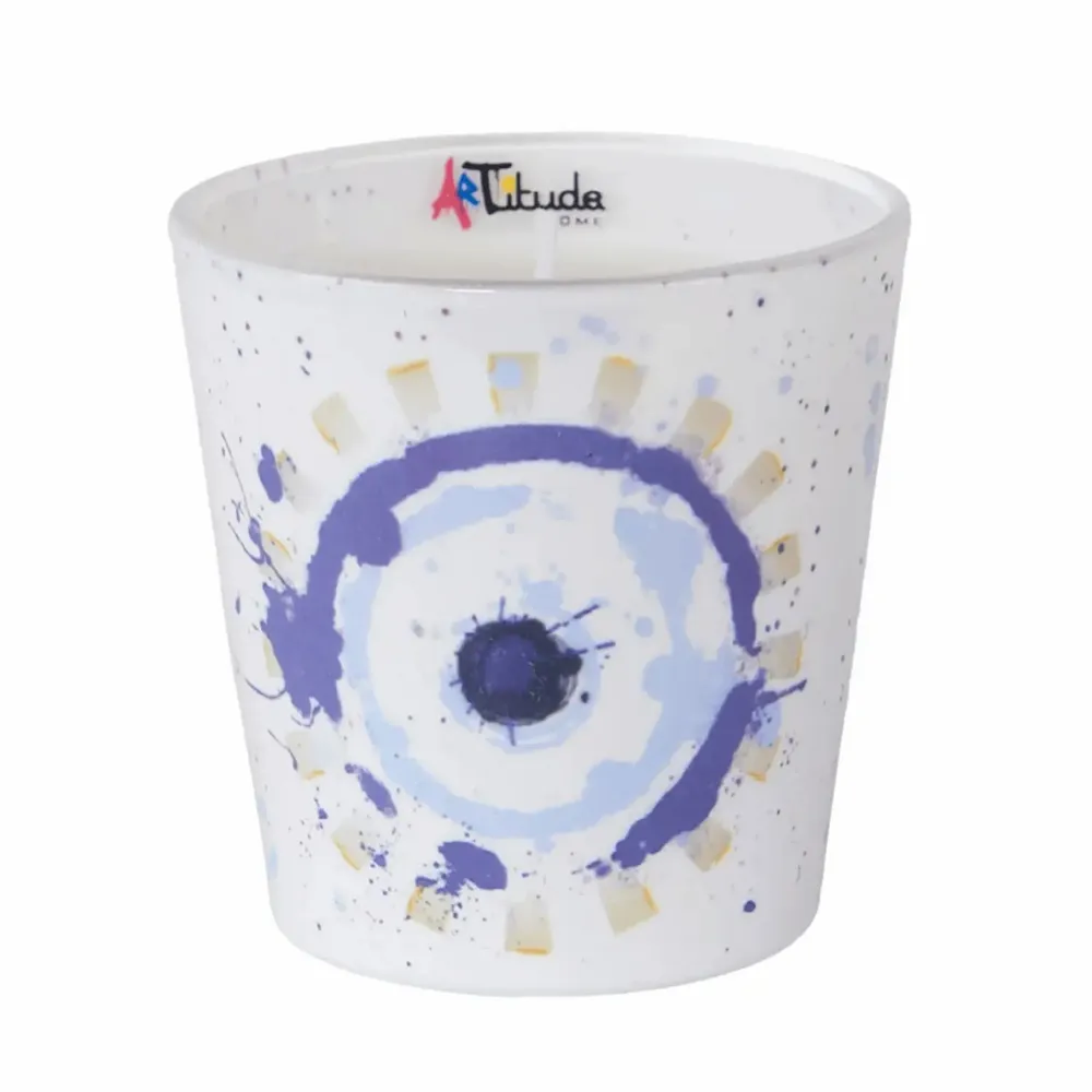 Candles - Mal De Ojo (Sea Salt-Sage-Floated Wood) - Scented Glass Candle - 7.5cm - ARTITUDE HOME