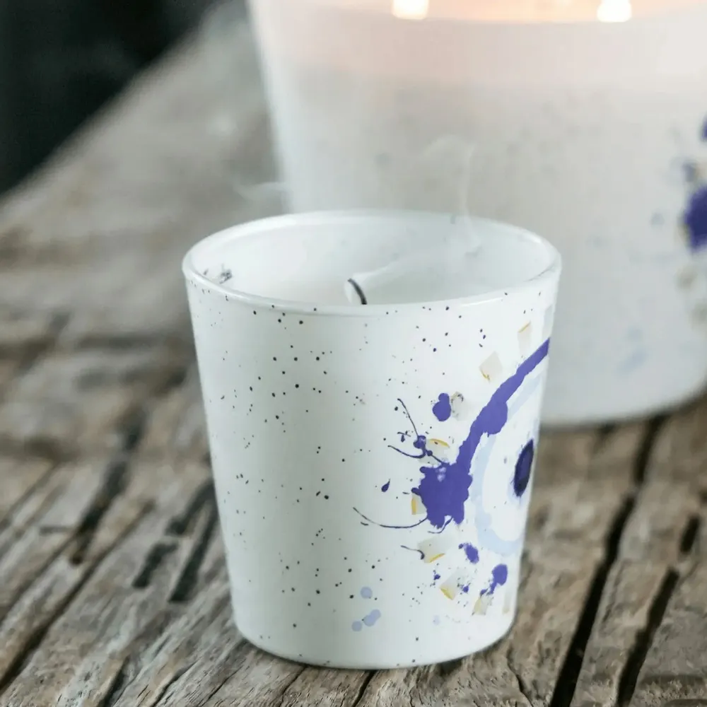 Candles - Mal De Ojo (Sea Salt-Sage-Floated Wood) - Scented Glass Candle - 7.5cm - ARTITUDE HOME