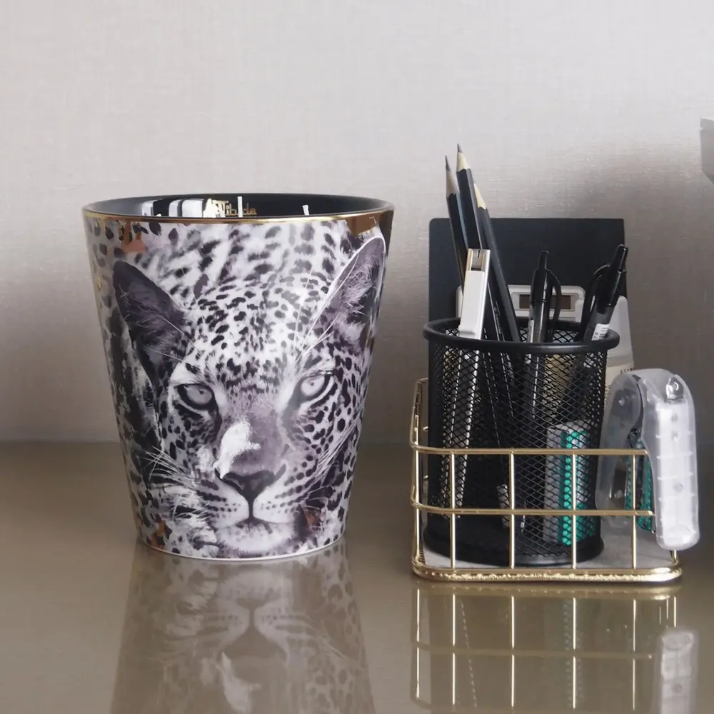 Candles - Savannah Nights (Sandalwood-Vetiver-Amber) - Scented Ceramic Candle - 16cm - ARTITUDE HOME