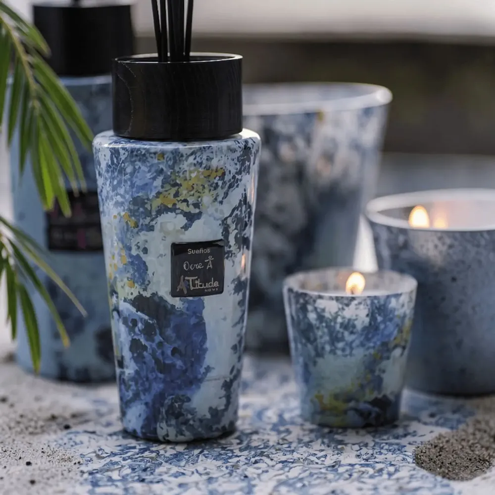 Scent diffusers - Sue?os (Eucalptus-Basil-Lavender) - Scented Glass Diffuser - 200ml - ARTITUDE HOME