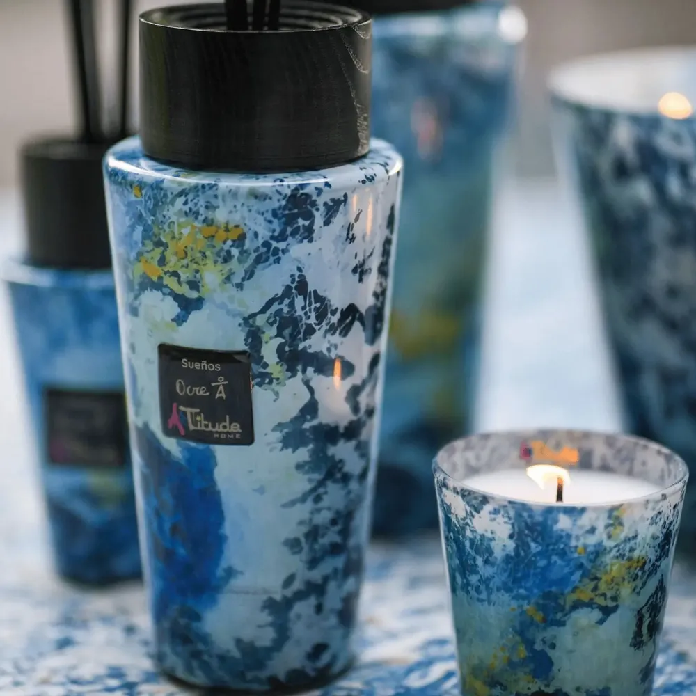 Scent diffusers - Sue?os (Eucalptus-Basil-Lavender) - Scented Glass Diffuser - 500ml - ARTITUDE HOME