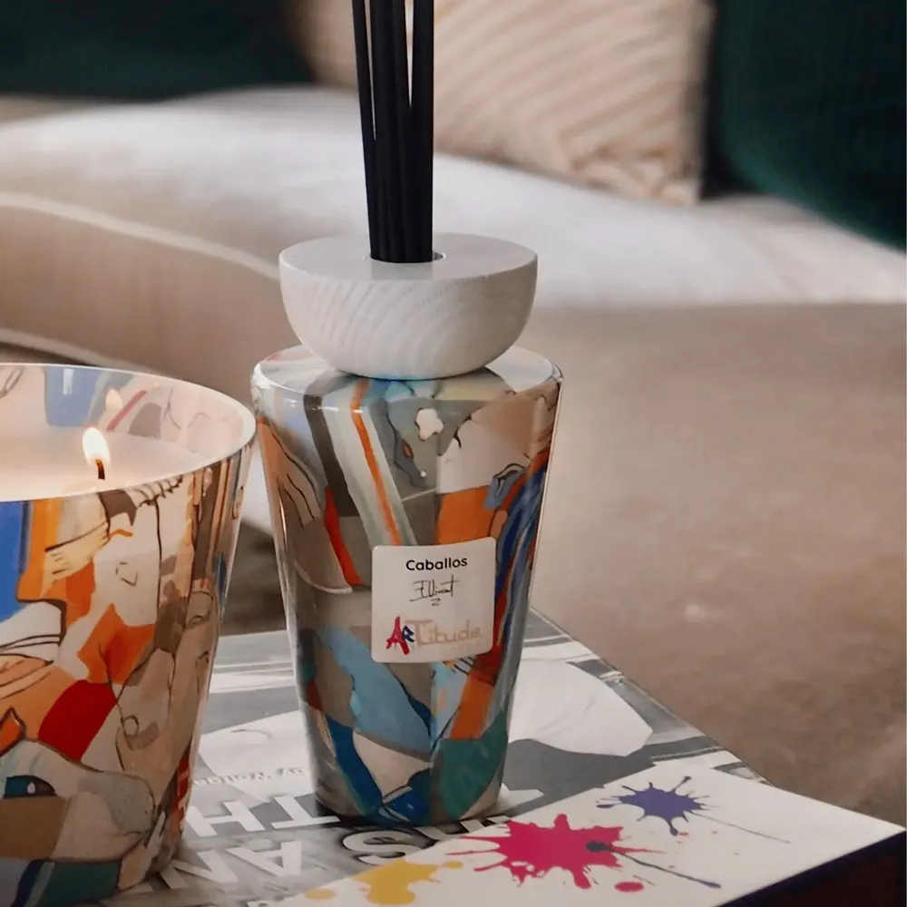 Scent diffusers - Caballos (Lime-Cedarwood-Musk) - Scented Glass Diffuser - 200ml - ARTITUDE HOME