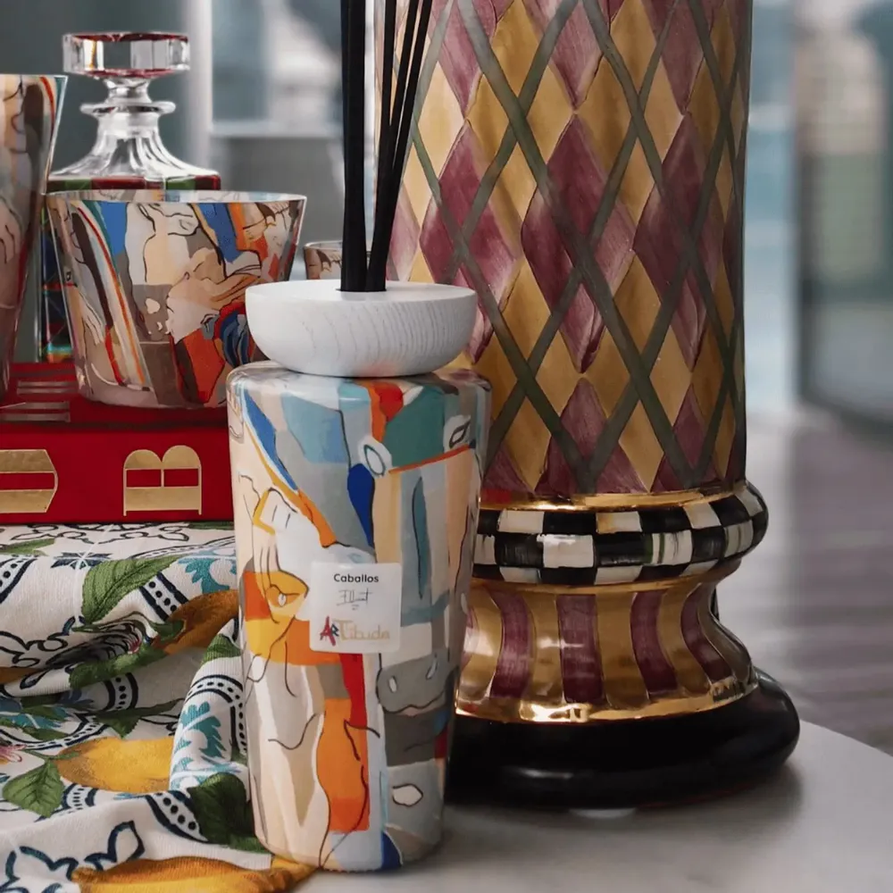 Scent diffusers - Caballos (Lime-Cedarwood-Musk) - Scented Glass Diffuser - 1000ml - ARTITUDE HOME