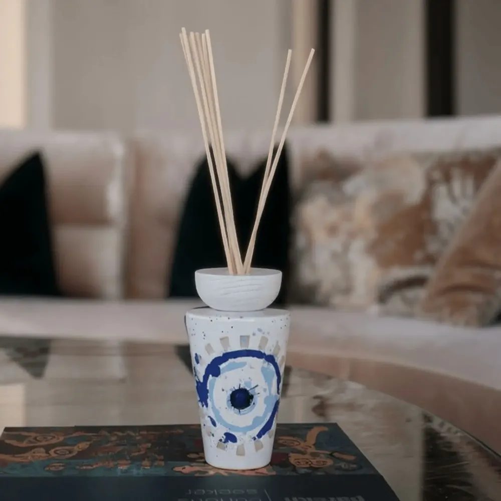 Diffuseurs de parfums - Mal De Ojo (Sel marin, sauge, bois flottant) - Diffuseur en verre parfumé - 200 ml - ARTITUDE HOME