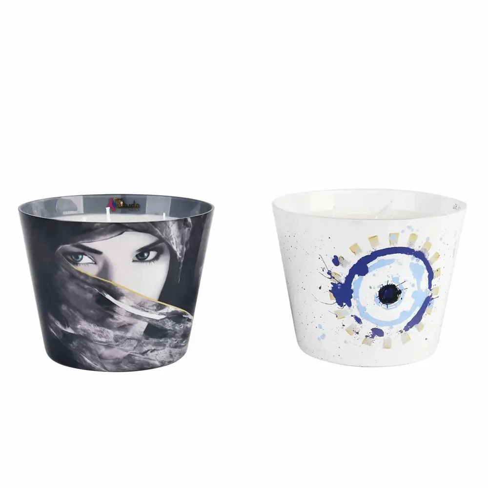 Candles - Island Escape 2 Pc Glass Candle Gift Set - ARTITUDE HOME