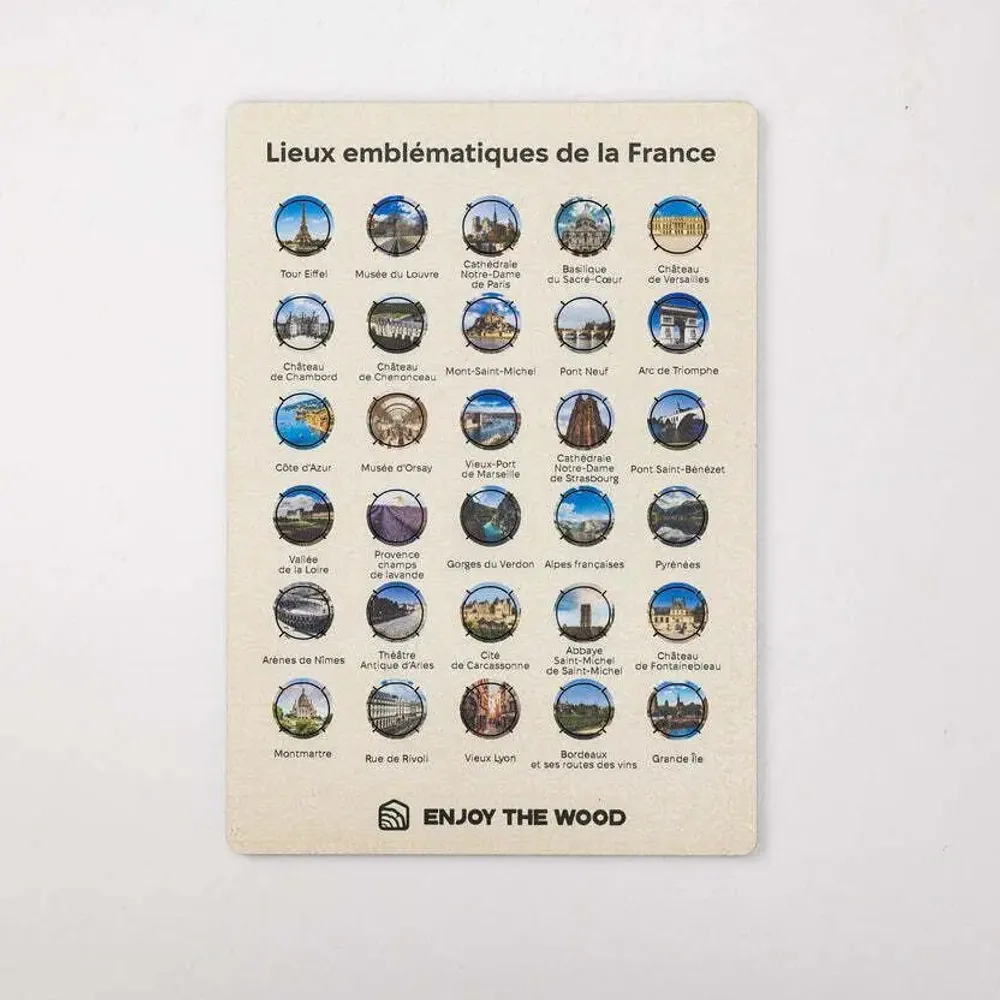 Objets de décoration - Épingles des monuments de France - ENJOY THE WOOD