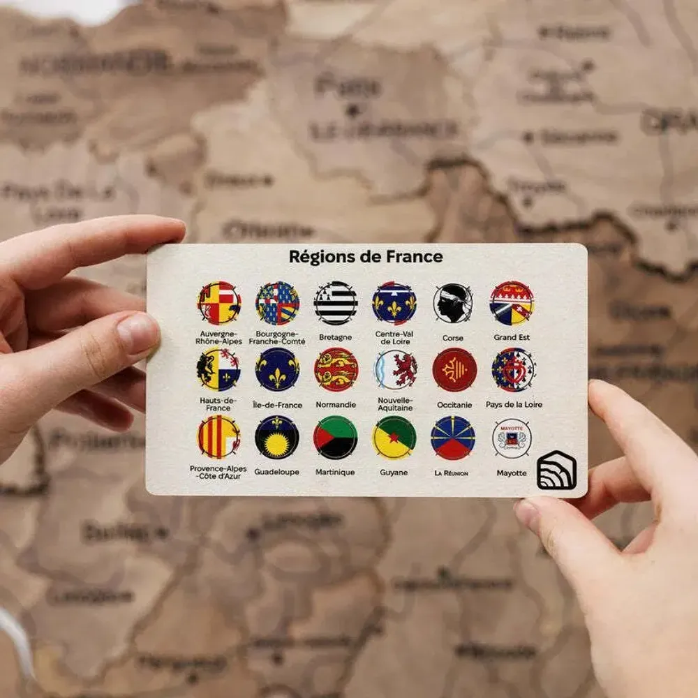 Objets de décoration - Épingles de drapeau français - ENJOY THE WOOD