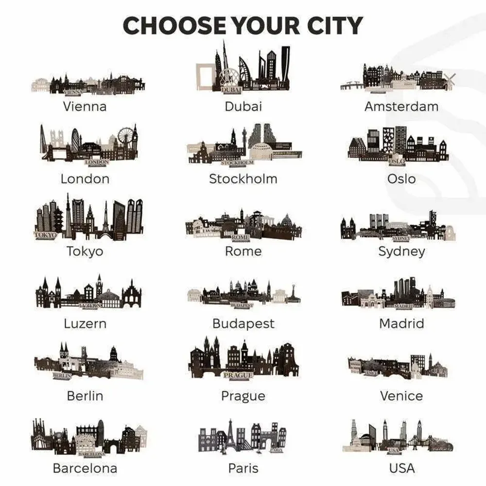 Decorative objects - Memoty City: Toronto - ENJOY THE WOOD